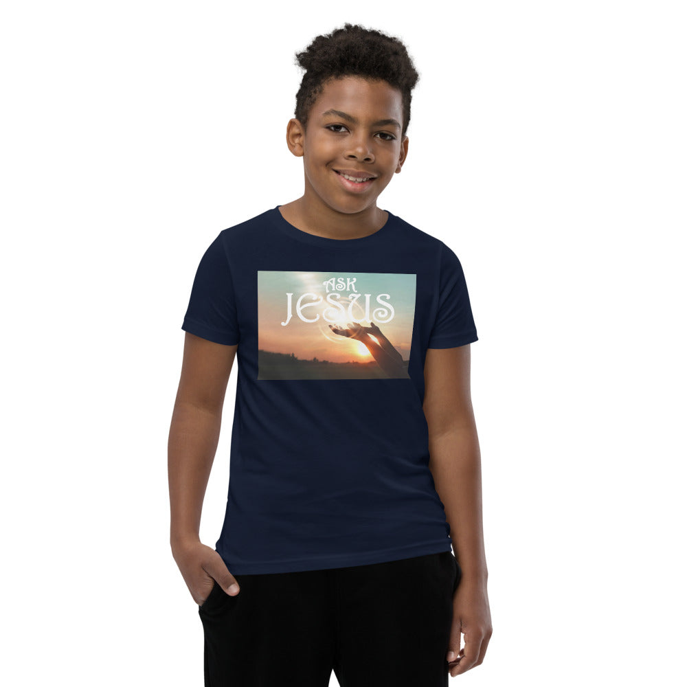 Ask Jesus Youth Short Sleeve T-Shirt