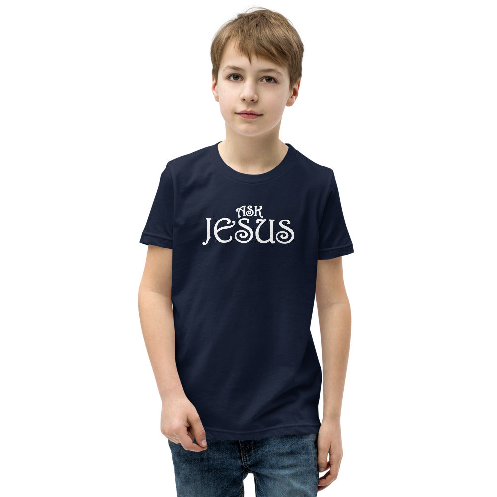 Ask Jesus Youth Short Sleeve T-Shirt