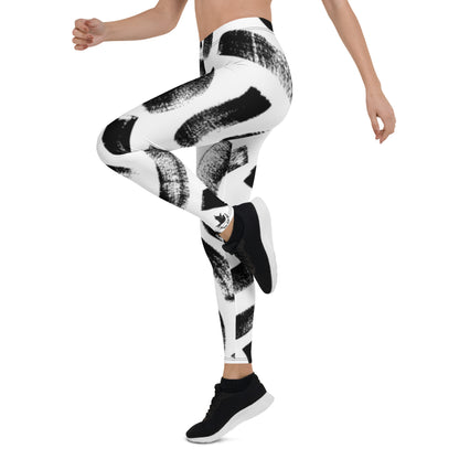 IFB White & Black Leggings