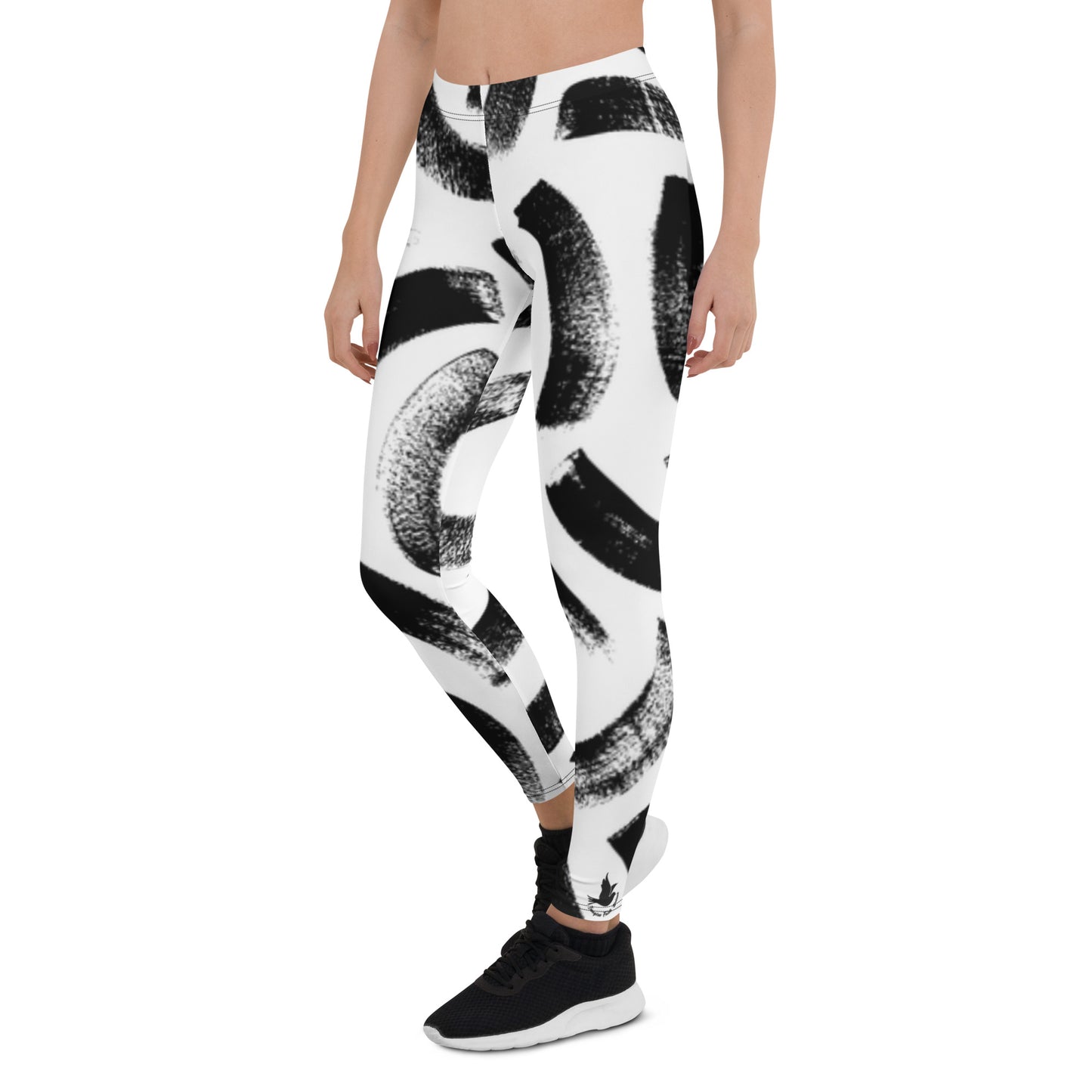 IFB White & Black Leggings