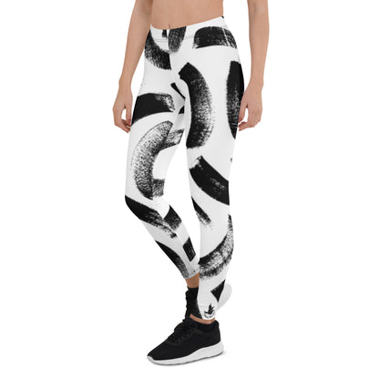 IFB White & Black Leggings