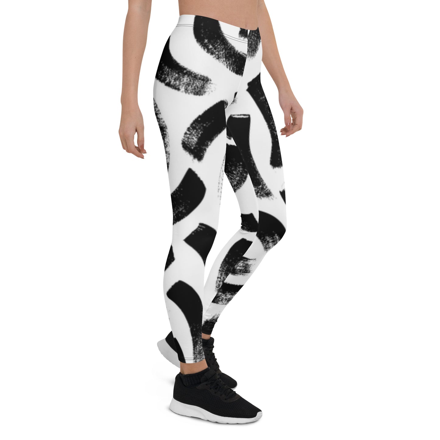 IFB White & Black Leggings