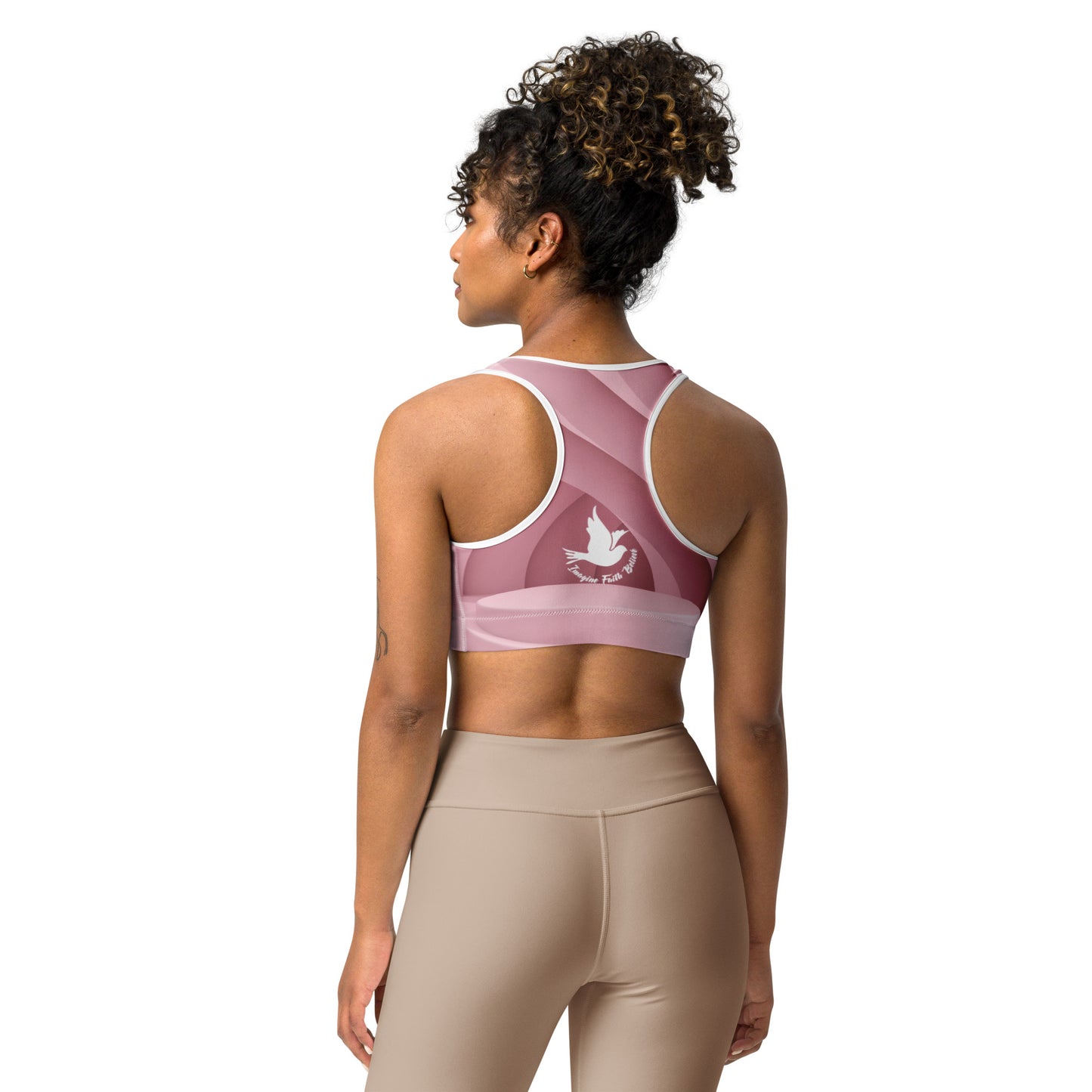 Ask Jesus Longline Sports Bra