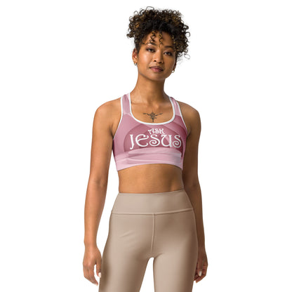 Ask Jesus Longline Sports Bra