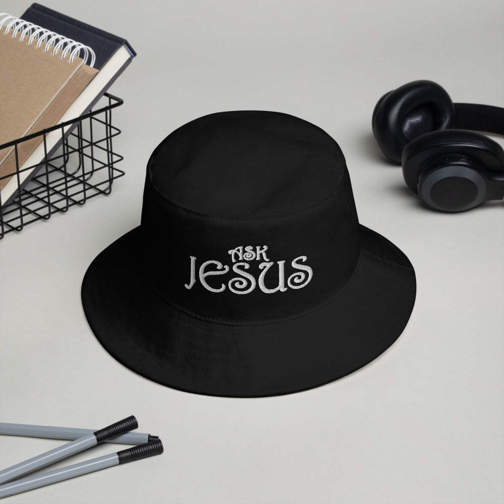 Ask Jesus Bucket Hat