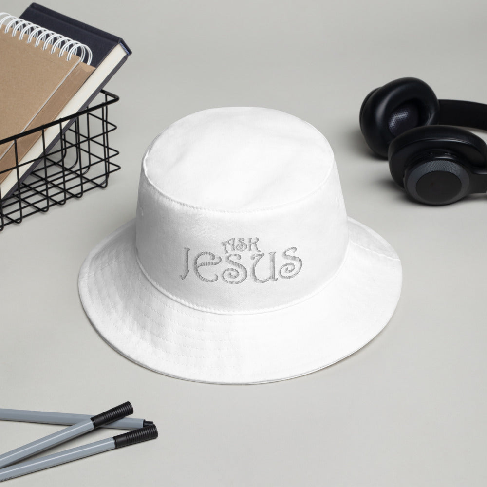 Ask Jesus Bucket Hat