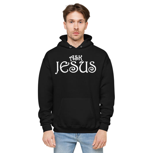 Ask Jesus Unisex Fleece Hoodie