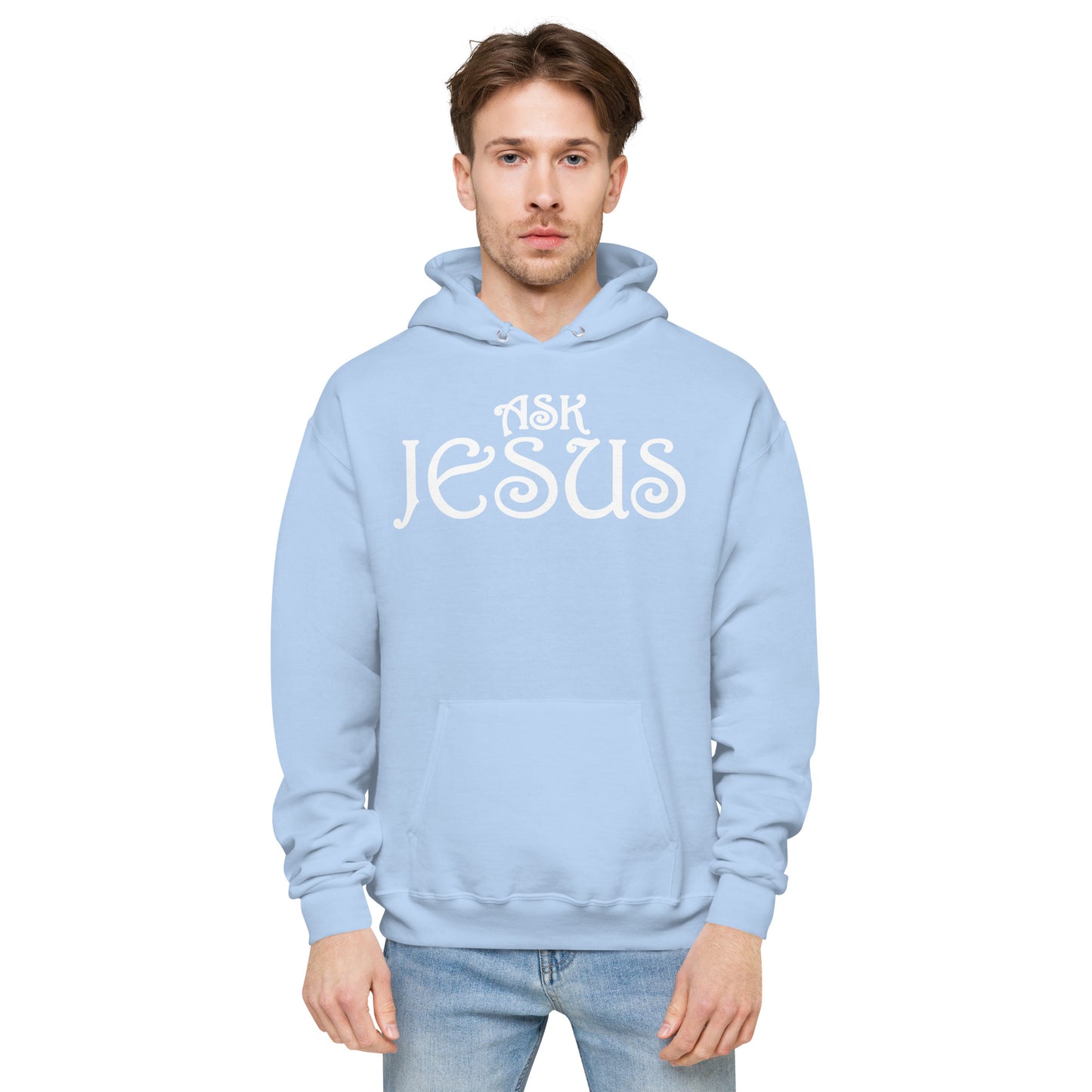 Ask Jesus Unisex Fleece Hoodie