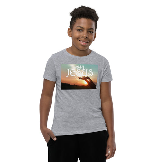Ask Jesus Youth Short Sleeve T-Shirt