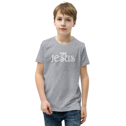 Ask Jesus Youth Short Sleeve T-Shirt