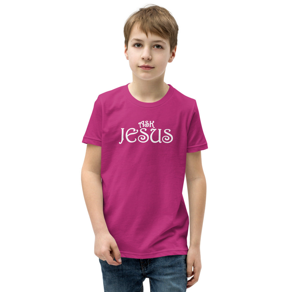 Ask Jesus Youth Short Sleeve T-Shirt