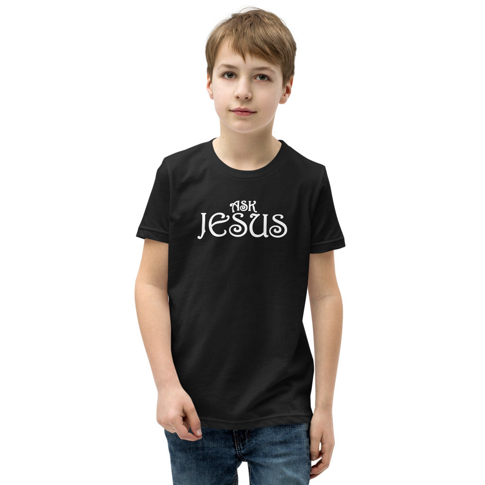 Ask Jesus Youth Short Sleeve T-Shirt