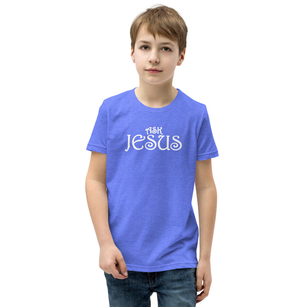 Ask Jesus Youth Short Sleeve T-Shirt