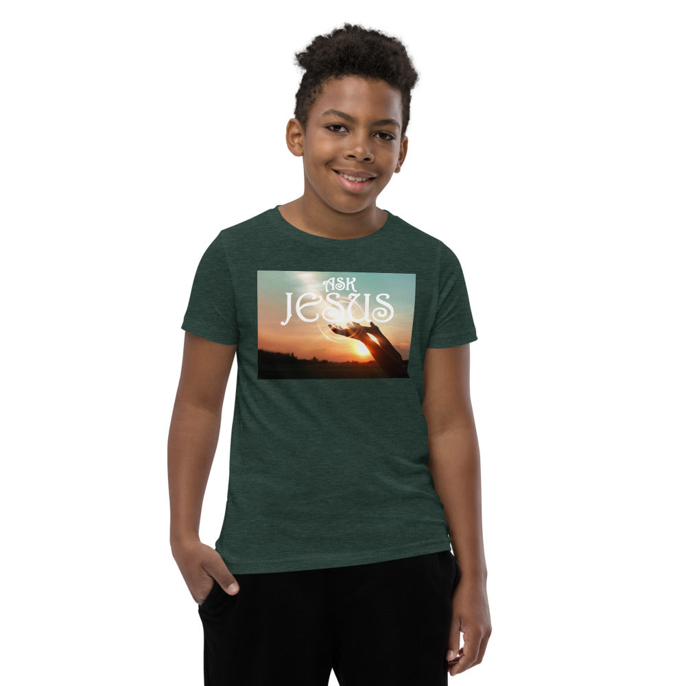 Ask Jesus Youth Short Sleeve T-Shirt