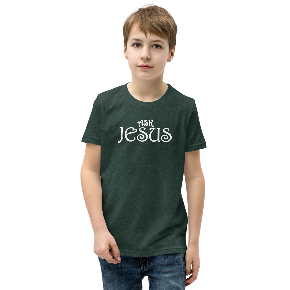Ask Jesus Youth Short Sleeve T-Shirt