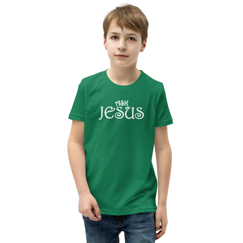 Ask Jesus Youth Short Sleeve T-Shirt