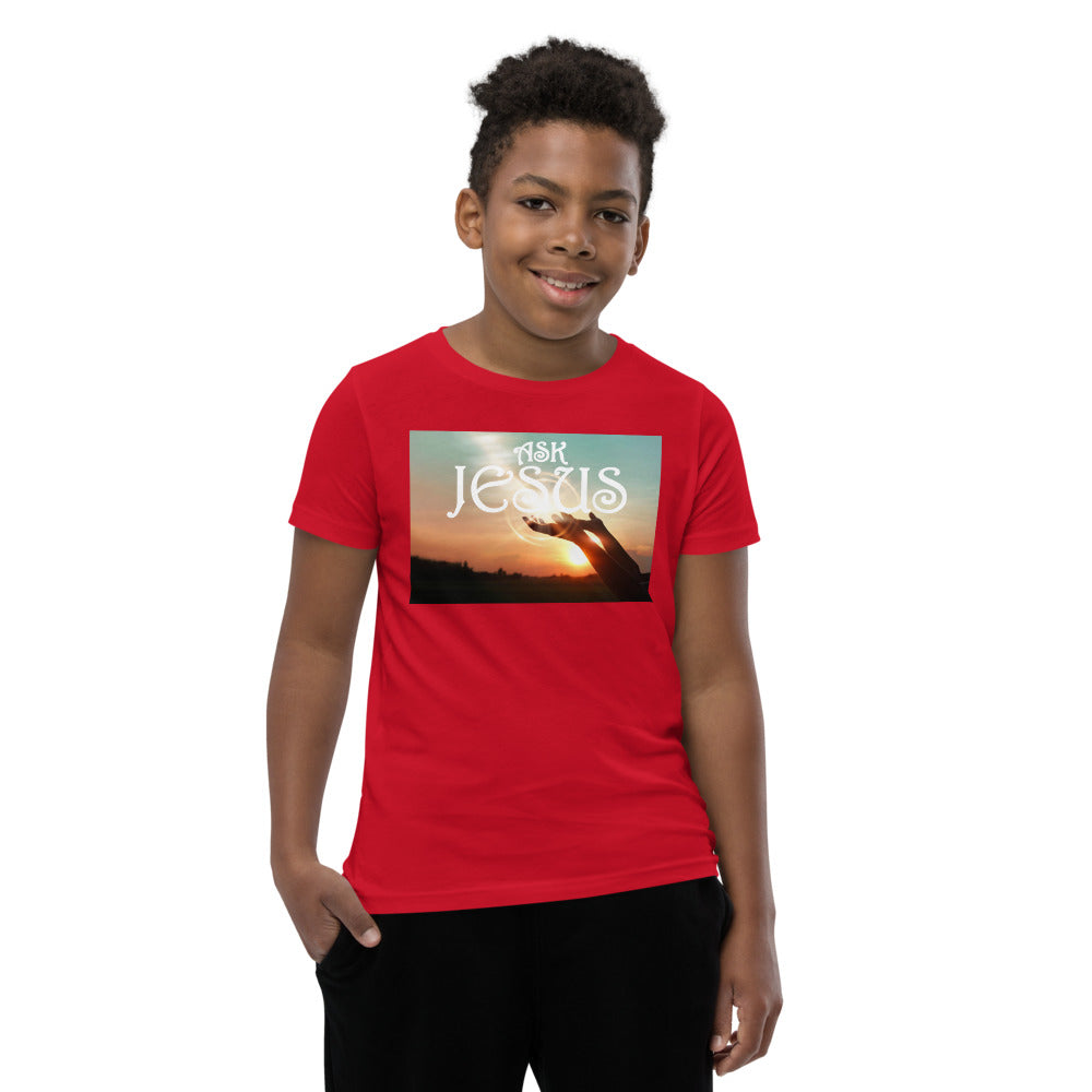 Ask Jesus Youth Short Sleeve T-Shirt