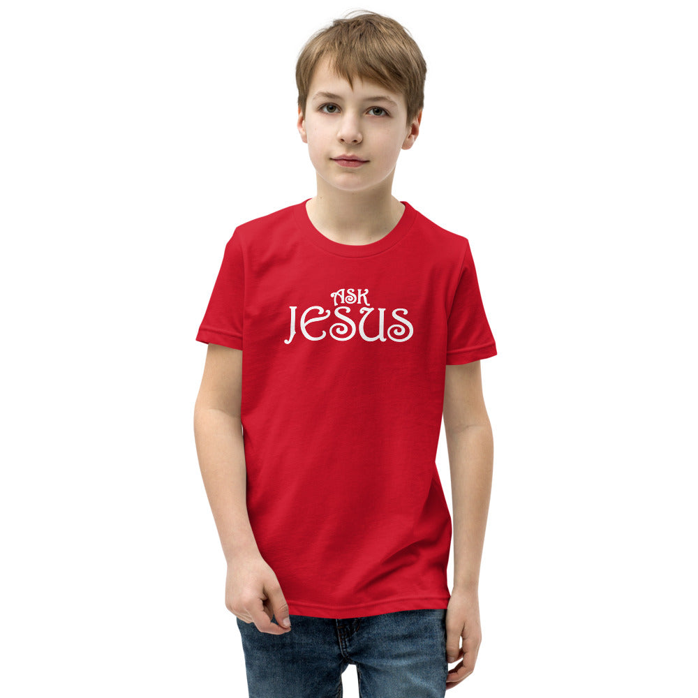 Ask Jesus Youth Short Sleeve T-Shirt