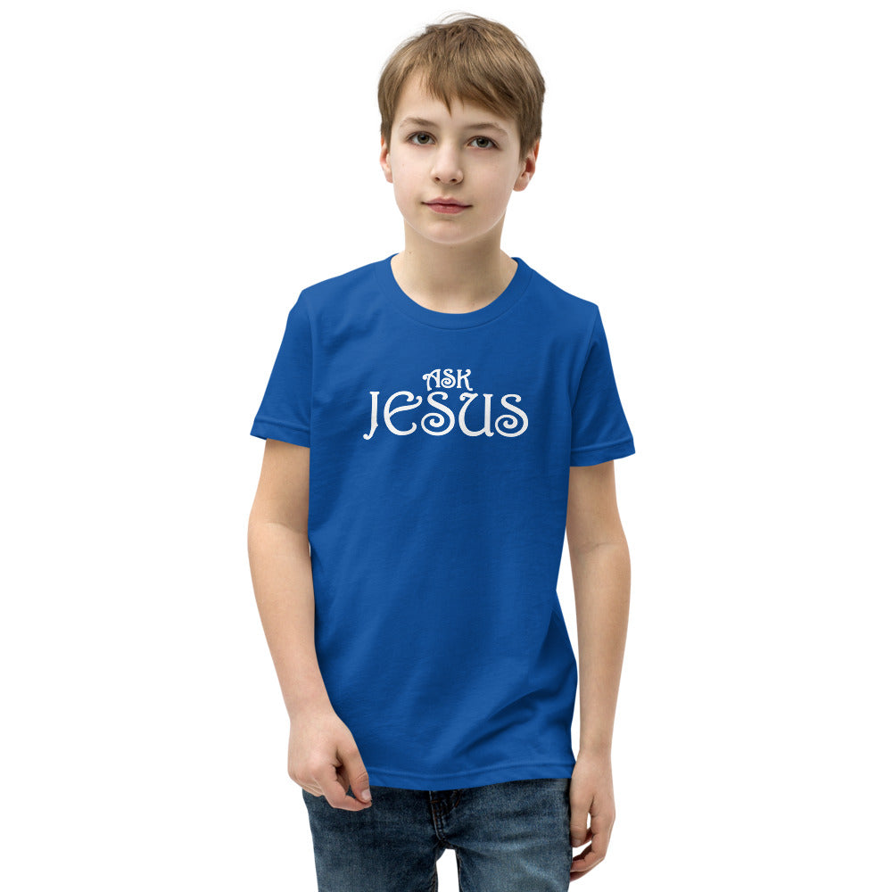 Ask Jesus Youth Short Sleeve T-Shirt